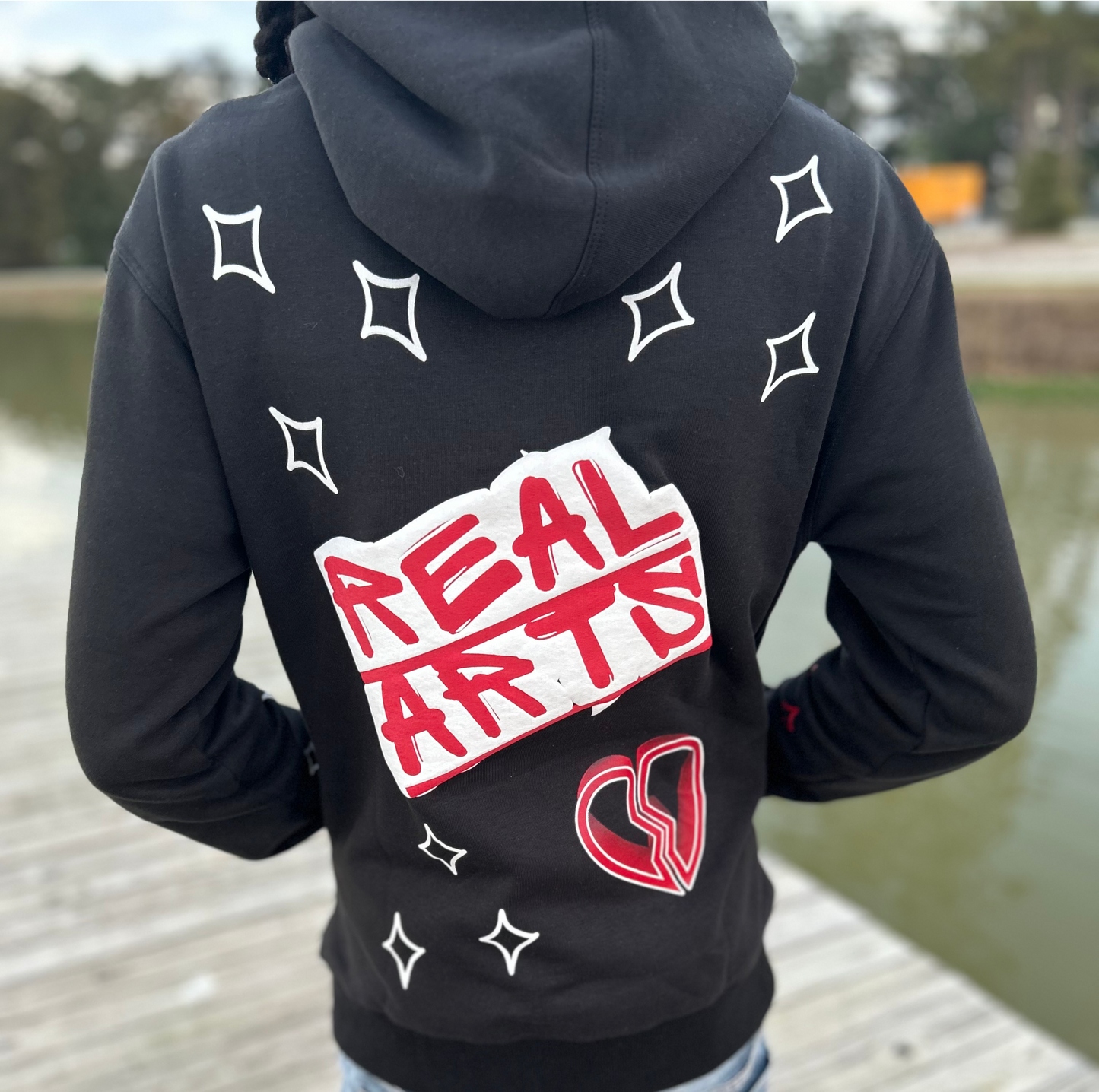 BLACK LOVE YOURZ HOODIE