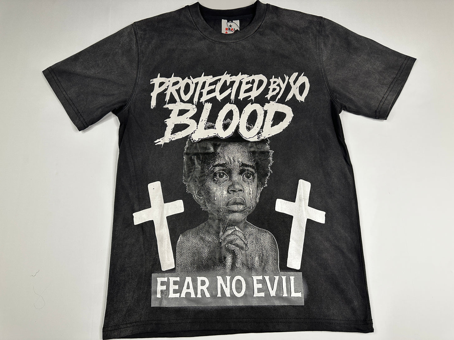 Black fear no evil t-shirt