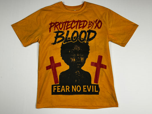 Yellow fear no evil T-shirt
