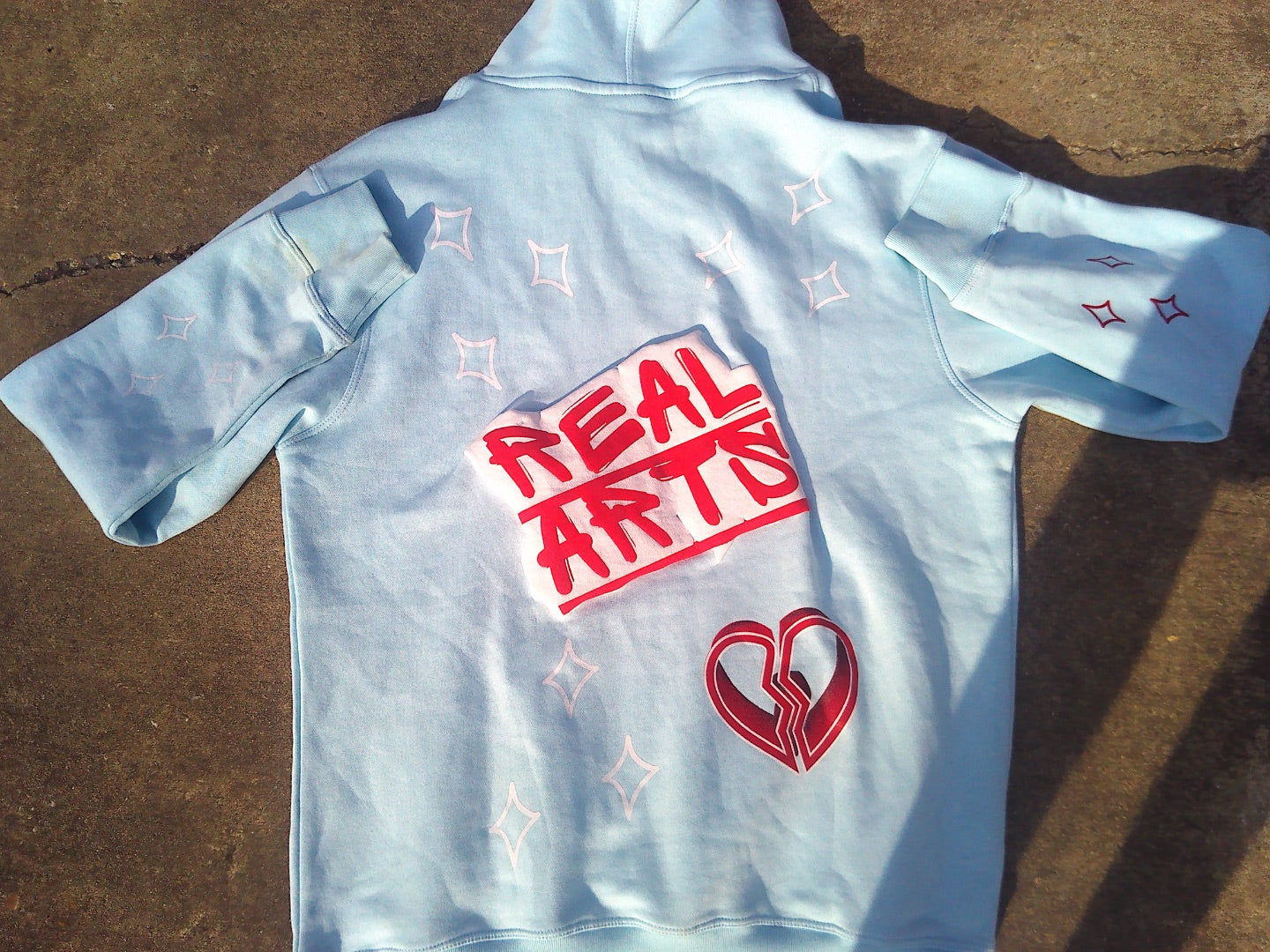 BLUE LOVE YOURZ HOODIE