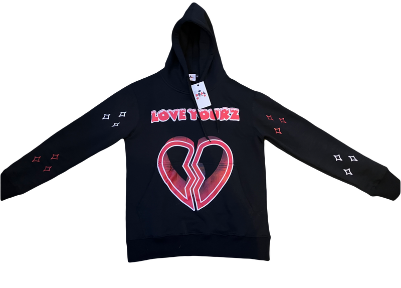 BLACK LOVE YOURZ HOODIE